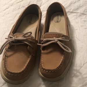 Tan Sperry Top Sider - Size 8